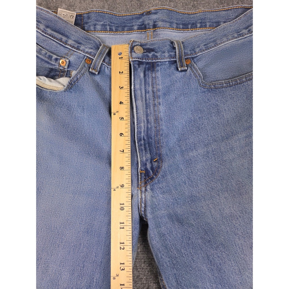 Levi's 550 Relaxed Fit Jeans Mens 36x30 Blue Denim Tapered Leg 00550-4891 - Picture 13 of 13